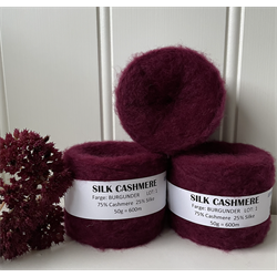 Silk Cashmere 600 BURGUNDER